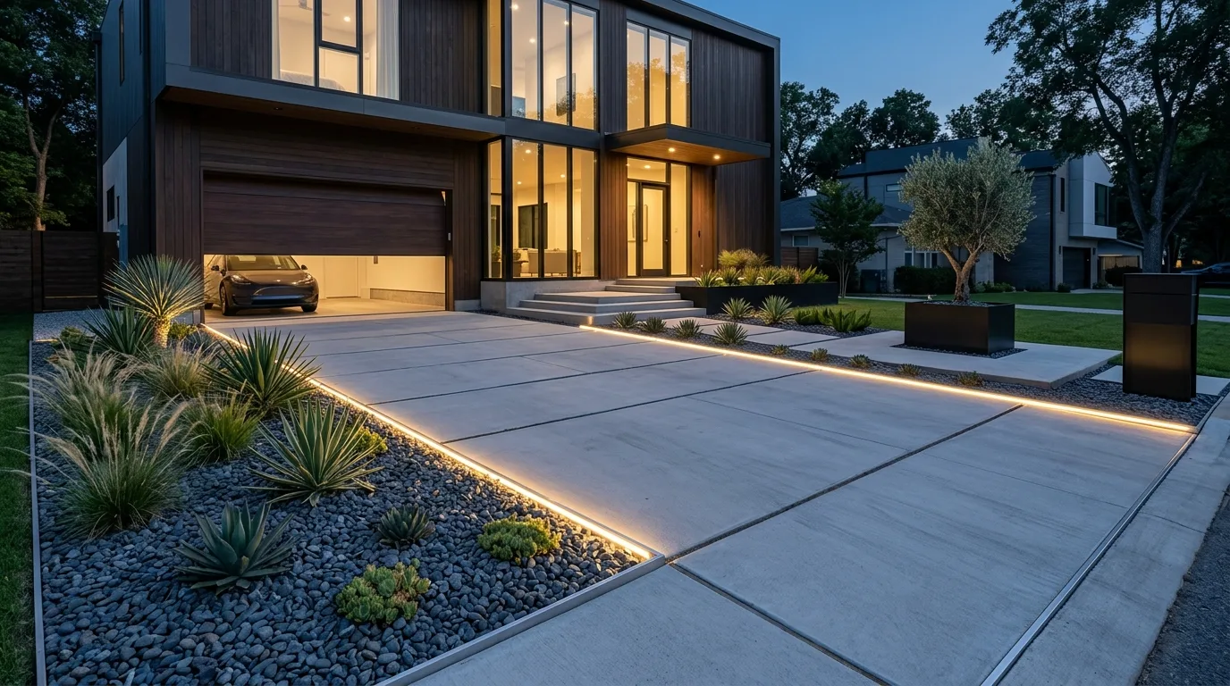 Stone and Greenery Strip